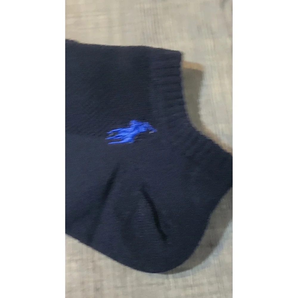 Polo Ralph Lauren Technical Sport 3 Pack Socks Royal Blue Navy White 10-13